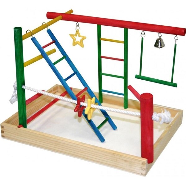Medium Activity Centre Toy Play Gym for Birds by Avi One