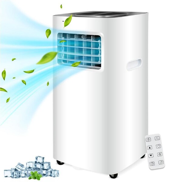 ADVWIN Portable Air Conditioner 9000BTU Dehumidifier Fan White