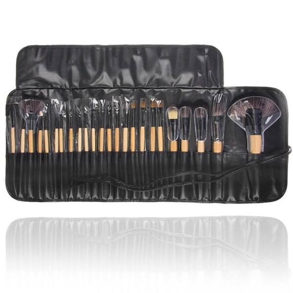 24 Pc High Quality Micro Fiber Brush Set Carry Case Original