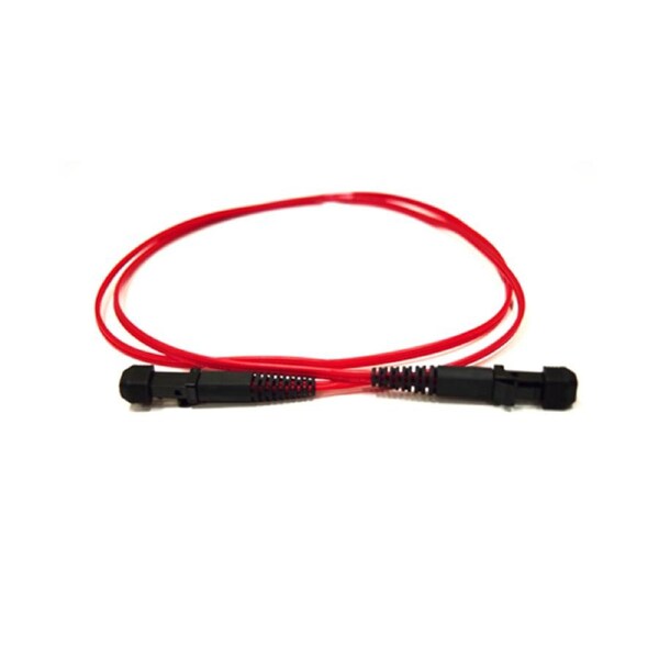 1M Om1 Multimode Fibre Optic Duplex Red