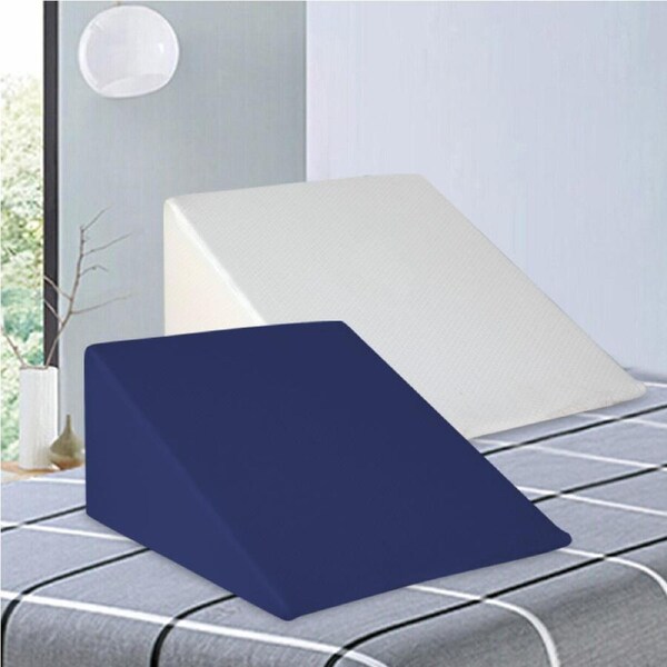 Giselle Wedge Pillow Memory Foam Cool Gel with Removable Cover 2 Pack