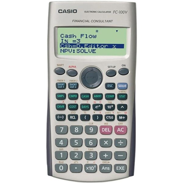 Casio Financial Calculator FC-100V FC100V FC100
