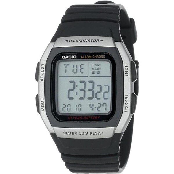 Casio Watch Men's Sports Casual W-96H-1AV W96H W-96H W-96 50-Metres