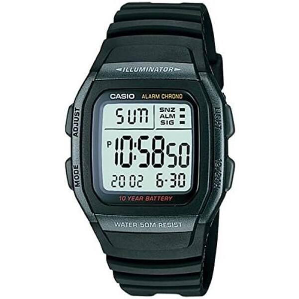 Casio Watch Men's Sports Casual W-96H-1B W96H W-96H W-96 50-Metres