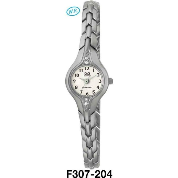 Citizen Made QQ Japanese Quartz Ladies Dress Watch Water Resistant F307-204