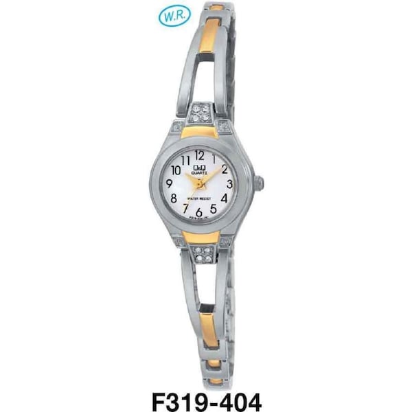 Citizen Made QQ Japanese Quartz Ladies Dress Watch Water Resistant F319-404