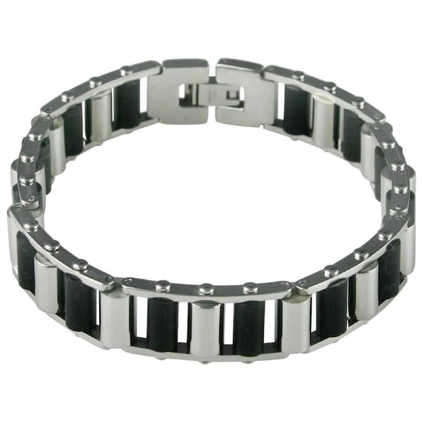 Men's Italian Heavy Duty Stainless Steel Bracelet CSR080 CSR-0080 RRP$99.95