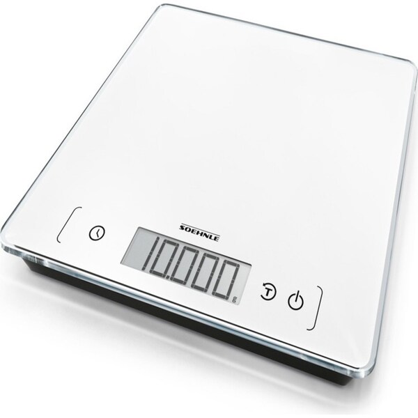 Soehnle Page Comfort 400 Digital Kitchen Scale White - 10kg Capacity 61505