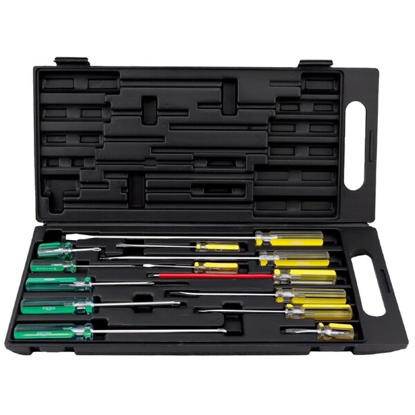 888 Tools 13 Piece Phillips and Slotted Screwdriver Set - T834000