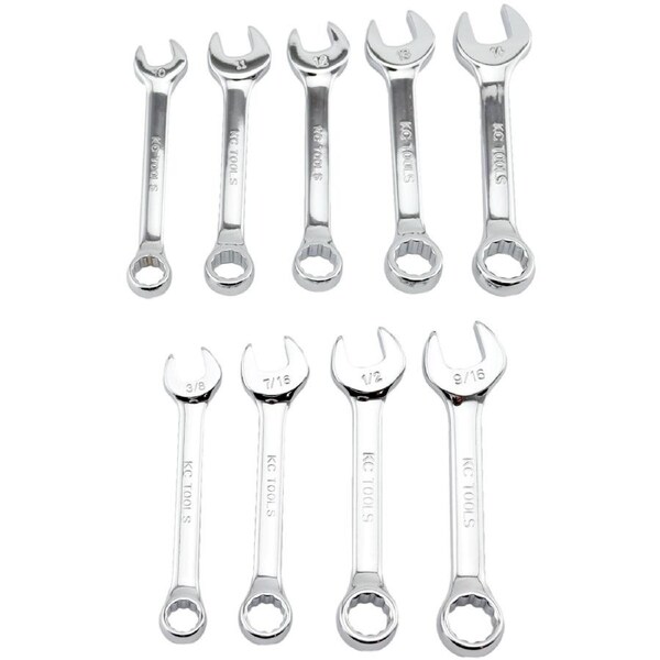 KC Tools 9 Piece Extra Small Combination Spanner Set - A13503