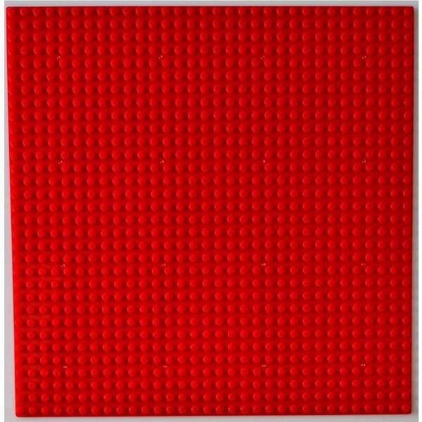 BASEPLATE 32x32 Studs Red Generic