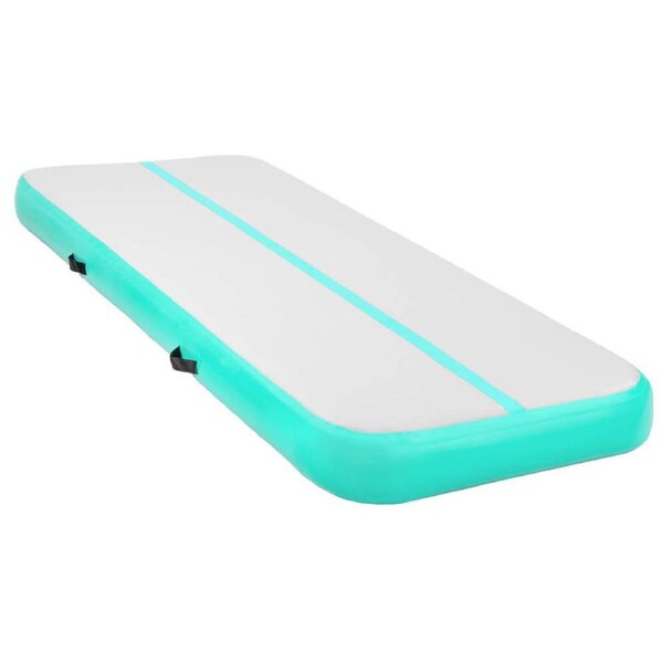 Powertrain Airtrack 20cm Thick 3m x 1m Inflatable Gymnastics Tumbling Mat Air Track - Mint Green