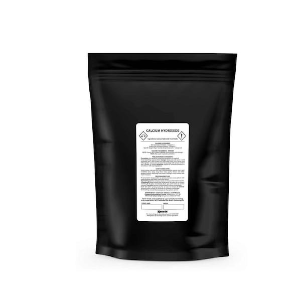 Kemmie 400g Calcium Hydroxide Powder - Food Grade Pickling Lime Slaked Lime FCC
