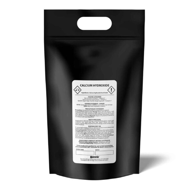 Bulk 20Kg Food Grade Calcium Hydroxide Powder FCC Hydrated Slaked Pickling Lime