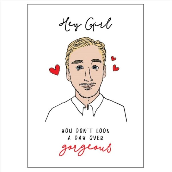 Ryan Gosling Birthday Card