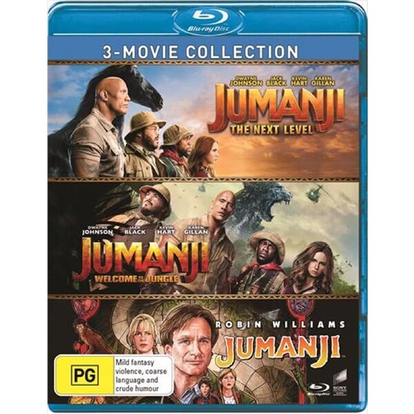 Jumanji / Jumanji - Welcome To The Jungle / Jumanji - The Next Level - Triple Pack - Franchise Pack Blu-ray