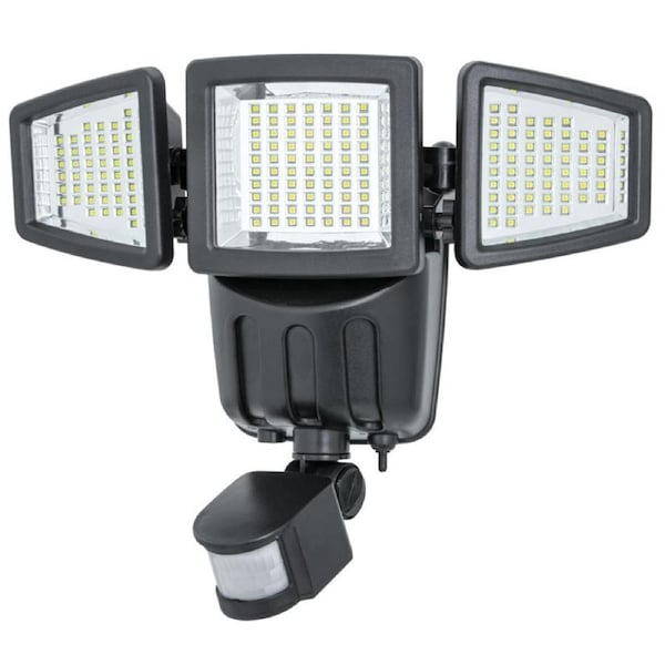 Stratco Rechargeable 3 Light Solar Security Light