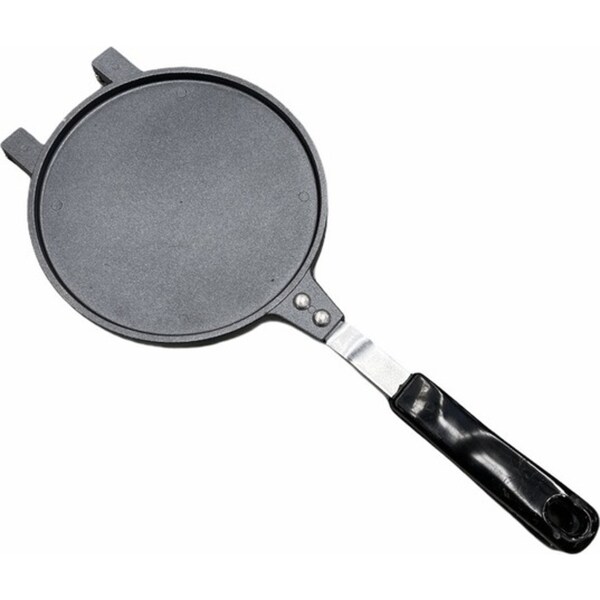 18cm Non-Stick Cast Aluminium Waffle Maker Snacks Pancake Cake Breakfast Making