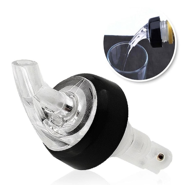 Vivva 4pcs 30ml Dispenser Spirit Pourer Measure Nip Liquor Shot Wine Barware Bottle
