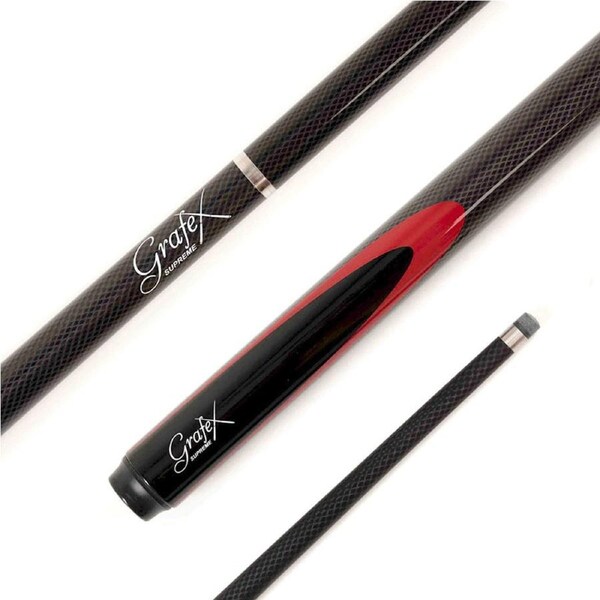 Grafex Graphite Pool Snooker Billiard Cue Supreme Black New Multi-Weight System
