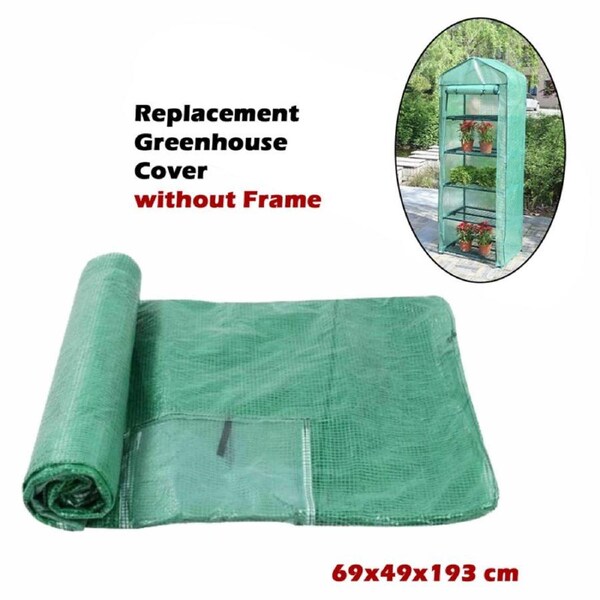 69x49x193 cm Replacement Greenhouse Cover Garden Shed69 Plant Storage
