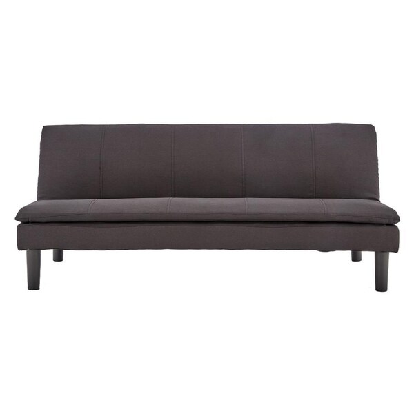 New Sarantino 3 Seater Sofa Bed Lounge Couch Modular Home Furniture Linen Black