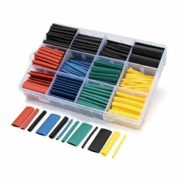 Ozoffer 530Pcs Heat Shrink Tubing Tube Assortment Wire Cable Insulation Sleeving Set AU