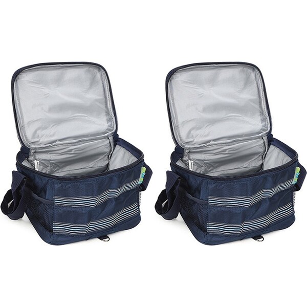2x Keeplit Full Case Cooler Insulated Lunch Bag Food Storage School/Work Assort.