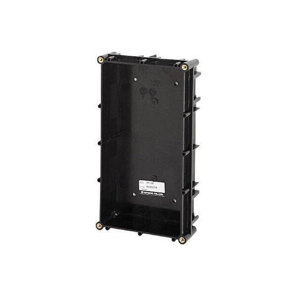 Aiphone GF2B Back Box Case for GF2F Two Module Frame Flush Mount/Mounting Black