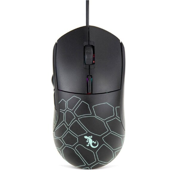Gecko Wired USB Optical Gaming Mouse w/ Switching DPI/Coloured LED for PC/Laptop