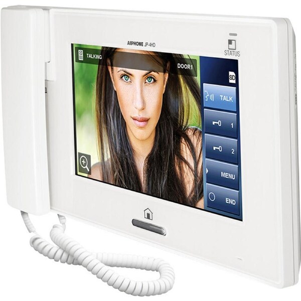 Aiphone JP Series 7" LCD Screen Video Sub Master Security Intercom Monitor White