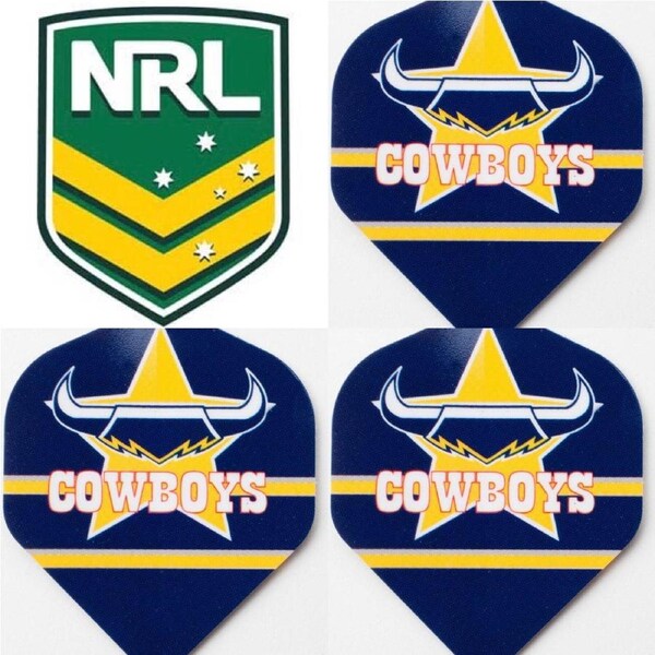 NRL North QLD Cowboys Dart Board Dart Flights