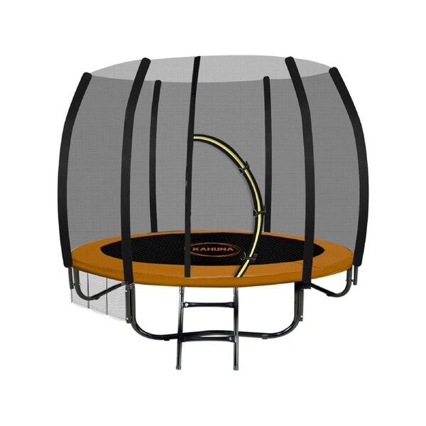 Kahuna Twister 8ft Springless Trampoline Outdoor Pad Mat Net Ladder