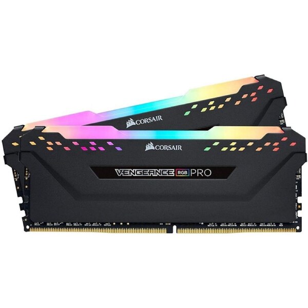 Corsair 16GB(2x8GB) DDR4 RGB Desktop Gaming Memory 3600MHz Vengeance RGB Pro [CMW16GX4M2D3600C18]