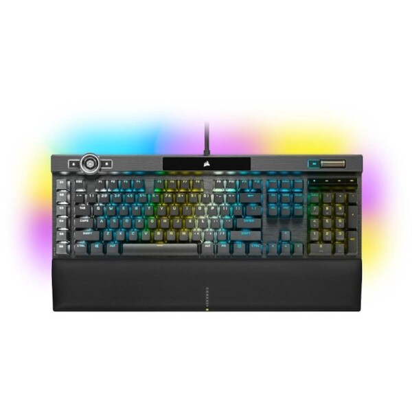 Corsair K100 RGB Mechanical Gaming Keyboard, Cherry MX SPEED [CH-912A014-NA]