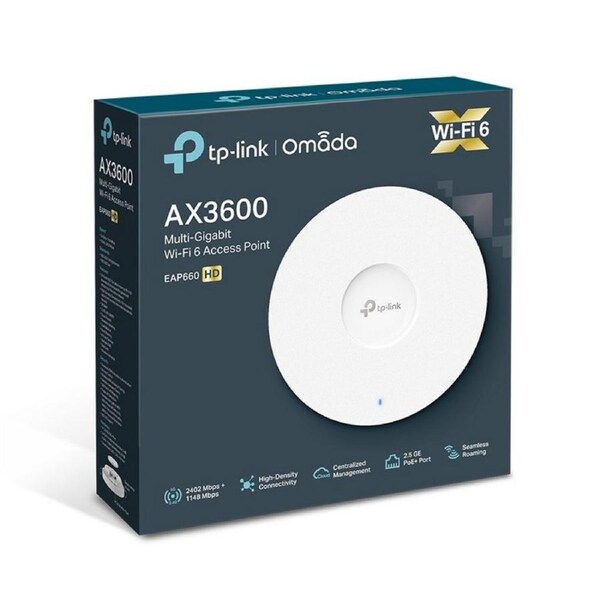 TP-Link EAP660 HD AX3600 Wireless Dual Band Gigabit Ceiling Mount Access Point