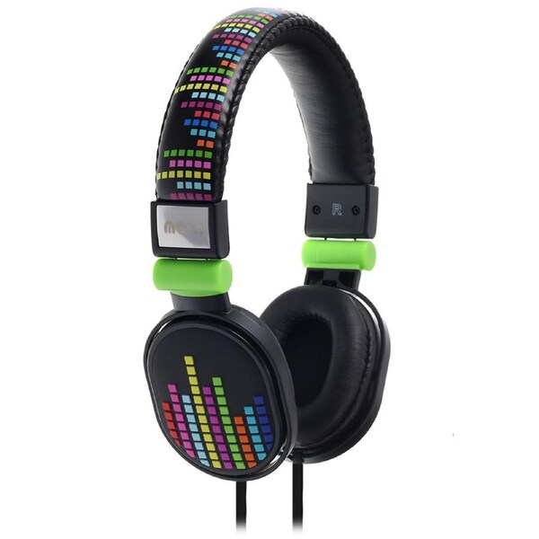 Moki Popper - Levels Black soft cushioned premium DJ Style headphone