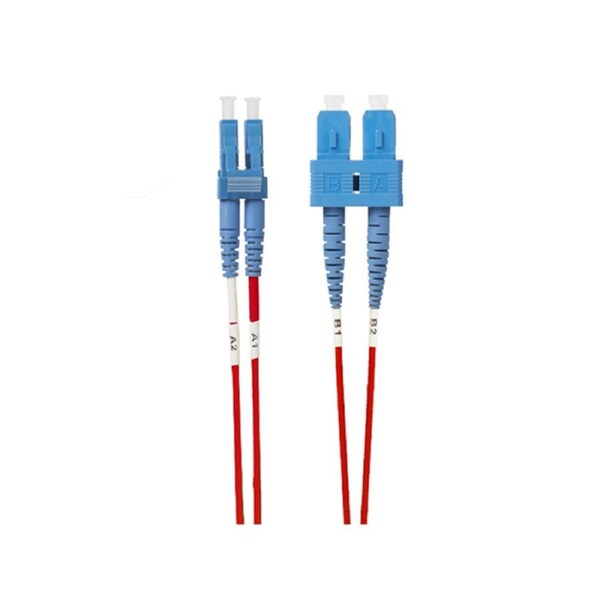 5M Lc To Sc Os1 Os2 Singlemode Fibre Optic Cable Red | Woolworths