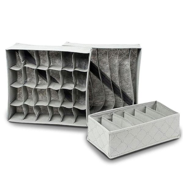 Vivva 3/6 Storage Drawer Divider Organiser Solution Box Tidy Socks Bra Underwear Box