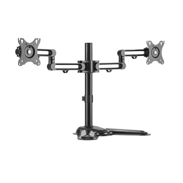 Brateck Dual Monitor Premium Articulating Aluminum Monitor Stand Fit Most 17'-32' Monitors Up to 8kg per screen