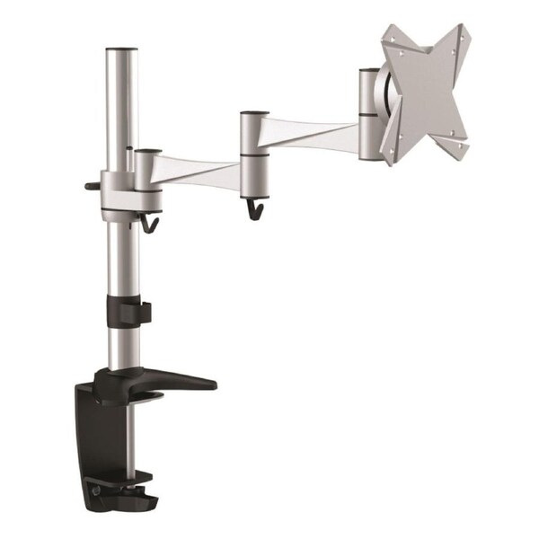 Astrotek Monitor Stand Desk Mount 43cm Arm for Single LCD Display 21.5' 22' 23.6' 24' 27' 8kg 15 tilt 180 swivel 360 rotate VESA 75x75 100x100