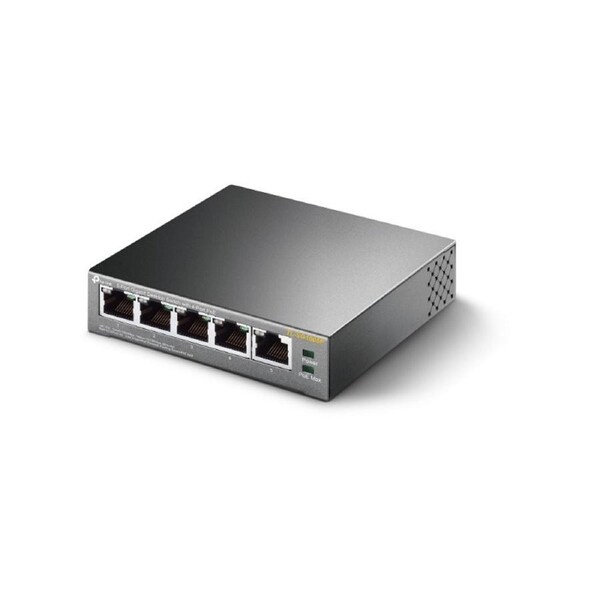 TP-LINK TL-SG1005P 5-Port Gigabit Desktop Switch with 4-Port PoE 63W 10Gbps Backbound Bandwidth IGMP Snooping Mac Address IEEE 802.3af compliant