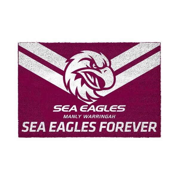 Manly Warringah Sea Eagles NRL Doormat for Home Man Cave Bar BBQ