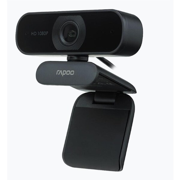 RAPOO C260 Webcam FHD 1080P/HD720P, USB 2.0 Chrome OS and Android V5.0 or above - Ideal for TEAMS, Zoom