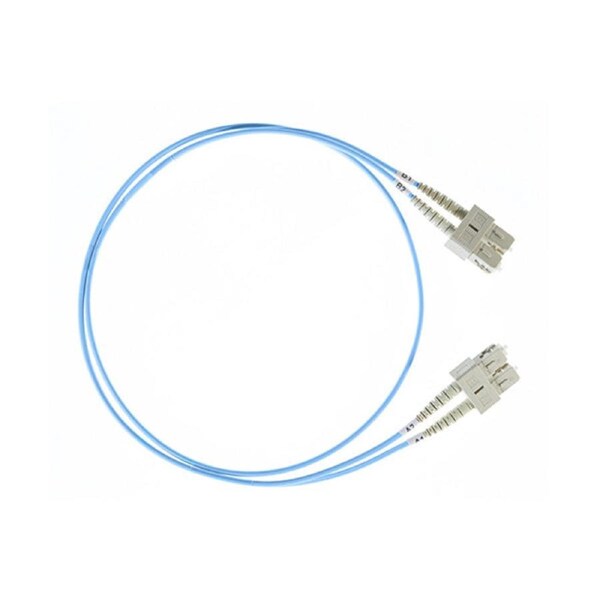 1M Sc Sc Om4 Multimode Fiber Optic Cable Blue