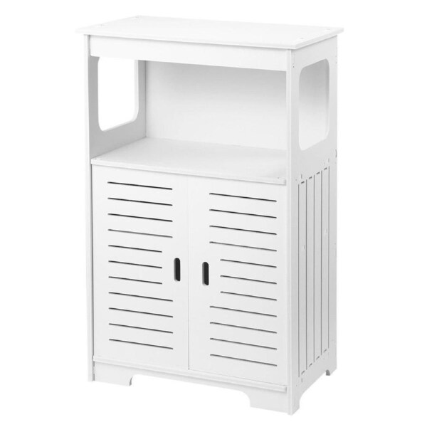 Freestanding Bathroom Cabinet Storage Shelf Organiser Stand Waterproof Cupboard