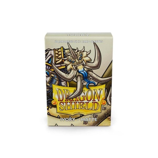 Sleeves - Dragon Shield Japanese- Box 60 - Matte Ivory
