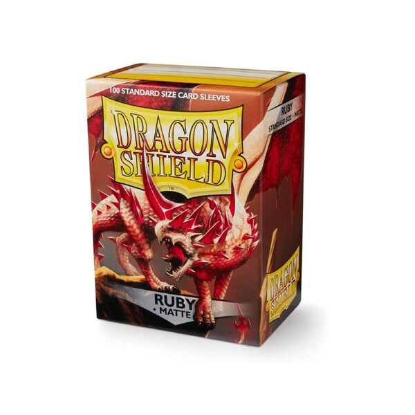 Sleeves - Dragon Shield - Box 100 - Matte Ruby