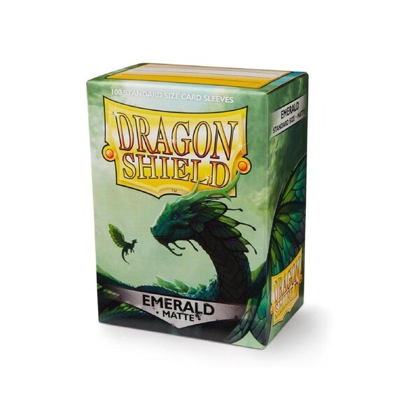 Sleeves - Dragon Shield - Box 100 - Matte Emerald