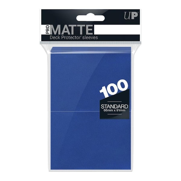 Ultra Pro 100ct Pro-Matte Blue Standard Deck Protectors
